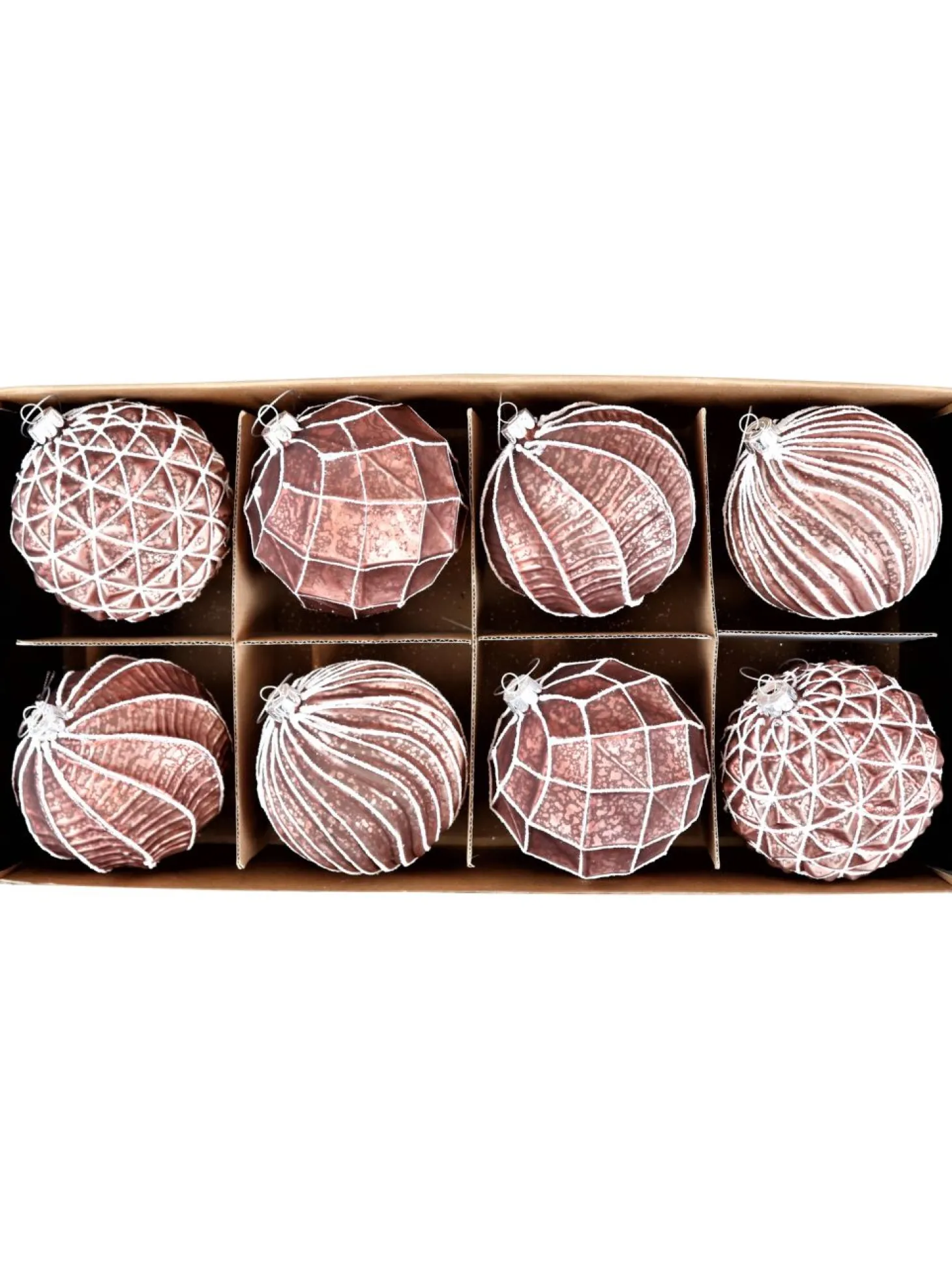 Hoff Glaskugel Ø 10 cm rosebraun