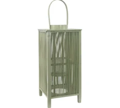 Hoff Laterne "Malmö" Lindgrün h 51 cm