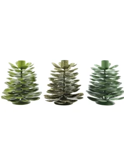 Hoff Stabkerzenleuchter "Pine" - Grün