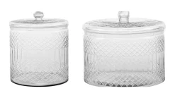 Hoff Venezia - Glasgefäß mit Deckel M