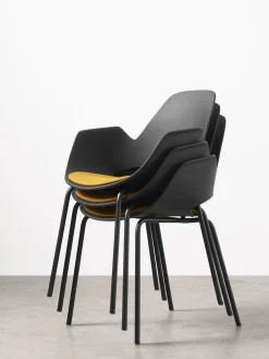 HOUE Aluminium-Stuhl FALK schwarz ohne Polster