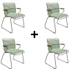 HOUE Click Set Stühle 4tlg. pastellgrün
