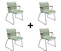 HOUE Click Set Stühle 4tlg. pastellgrün