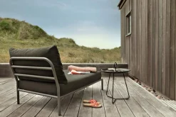 HOUE LEVEL2 Outdoor Chaiselong Lounge-Modul 4 Kohle Dunkelgrau