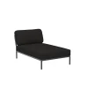 HOUE LEVEL Outdoor Chaiselong Lounge-Modul 4 Kohle Dunkelgrau