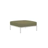 HOUE LEVEL2 Outdoor Ottoman Lounge-Modul 3 Blattgrün Weiß