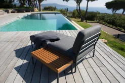 HOUE LEVEL Outdoor Sessel Lounge-Modul 1 Dunkelgrau Kohle