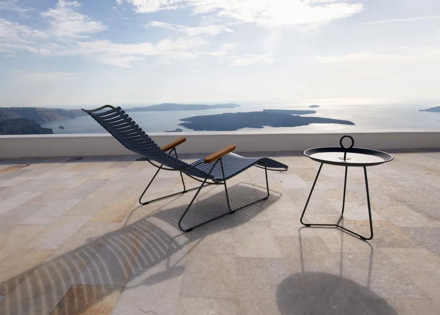 HOUE Liege Click Sunlounger Outdoor pastell hellblau