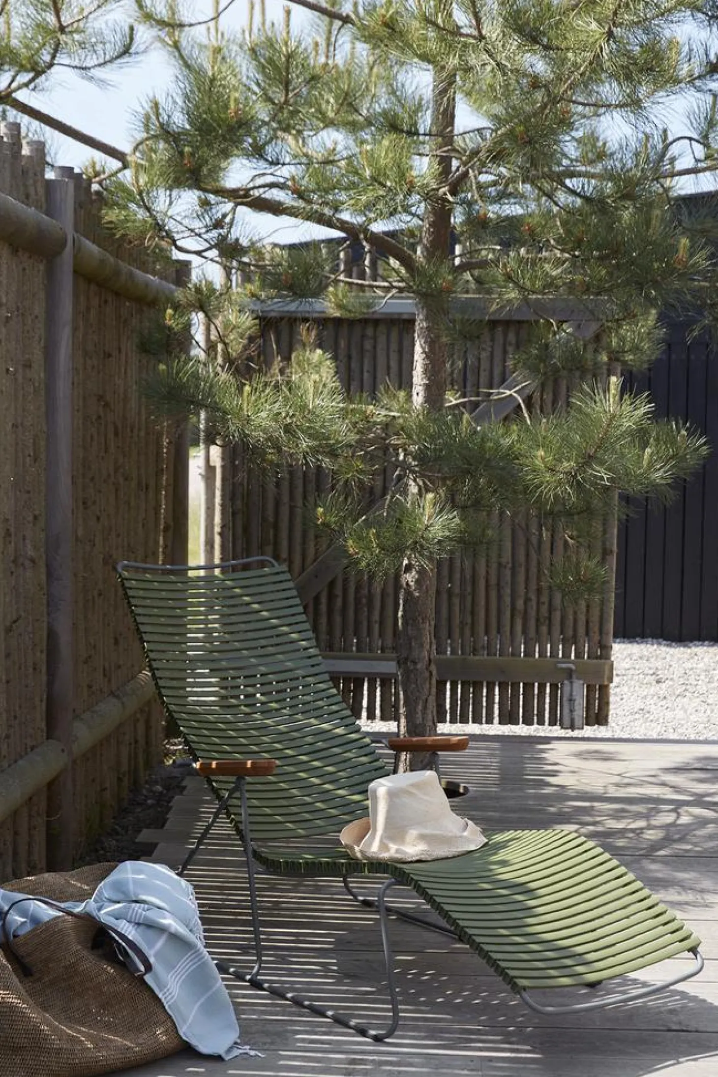 HOUE Liege Click Sunlounger Outdoor pastell hellblau