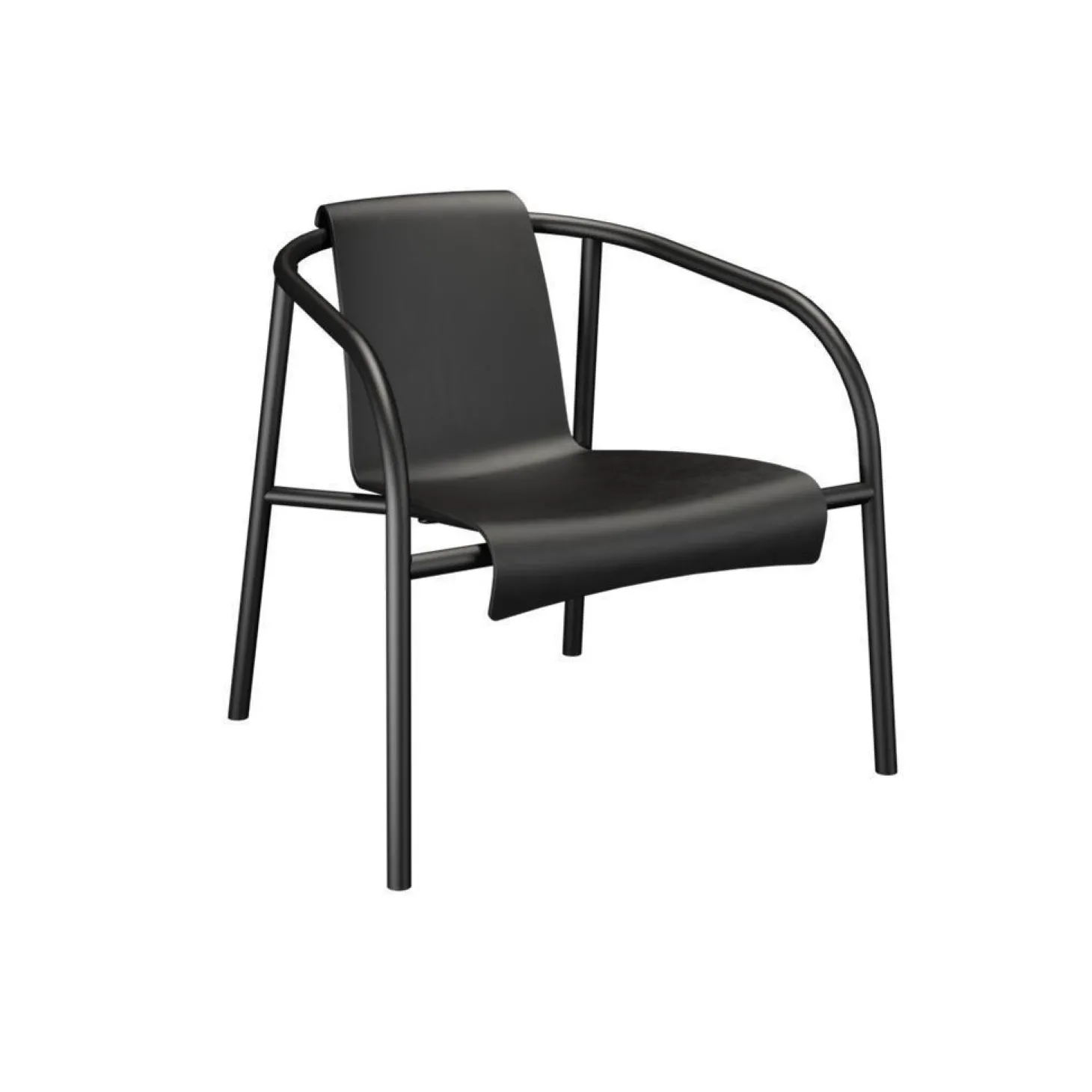 HOUE Nami Outdoor Lounge-Stuhl schwarz