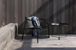 HOUE Nami Outdoor Lounge-Stuhl schwarz