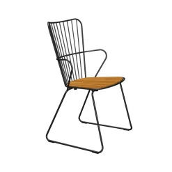 HOUE Outdoor Gartenstuhl Dining Chair PAON black