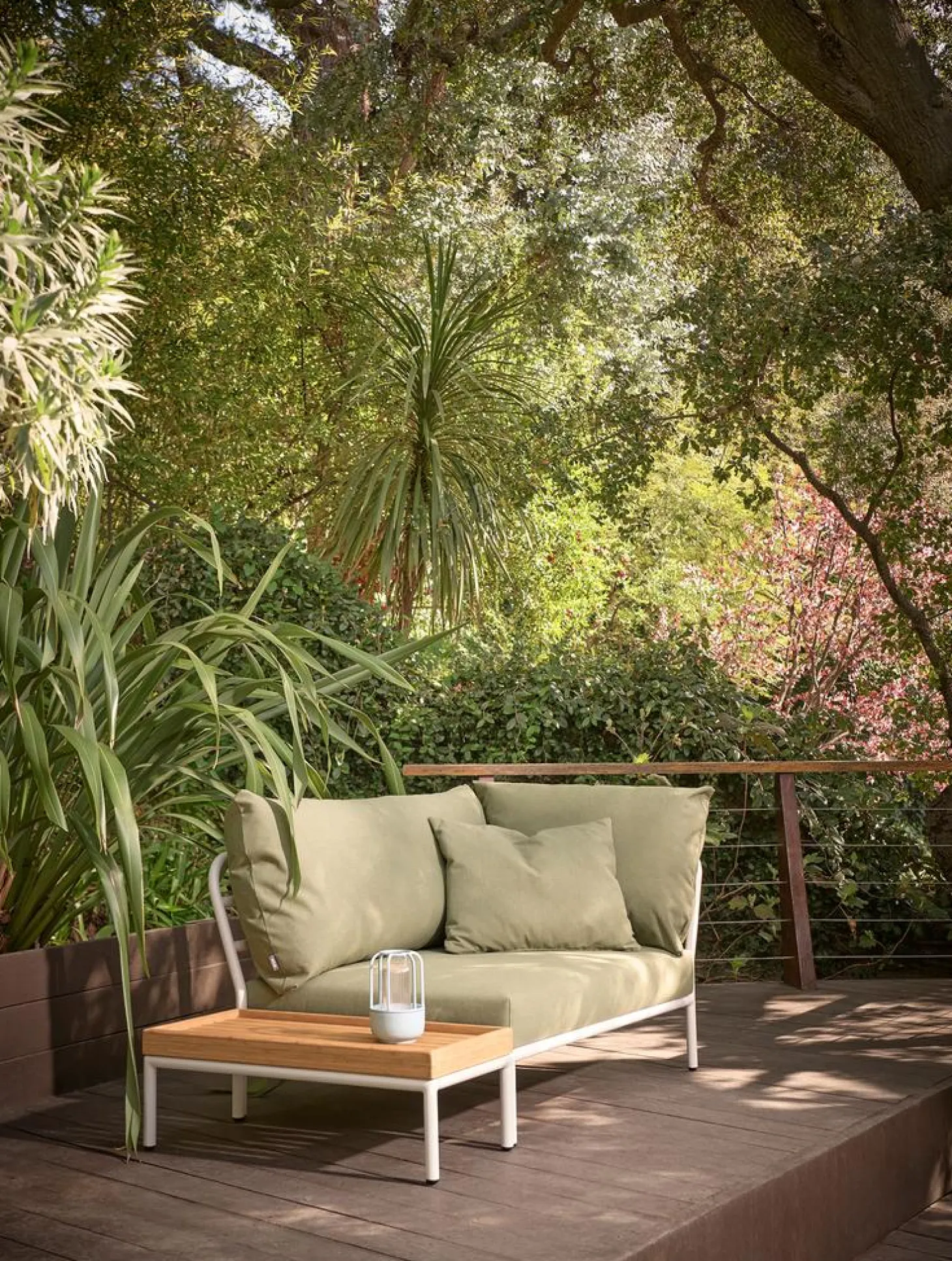 HOUE Outdoor LEVEL/LEVEL2 Beistelltisch 81x40 cm Dunkelgrau