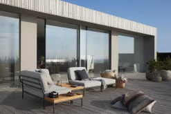 HOUE Outdoor LEVEL/LEVEL2 Beistelltisch 81x40 cm Dunkelgrau