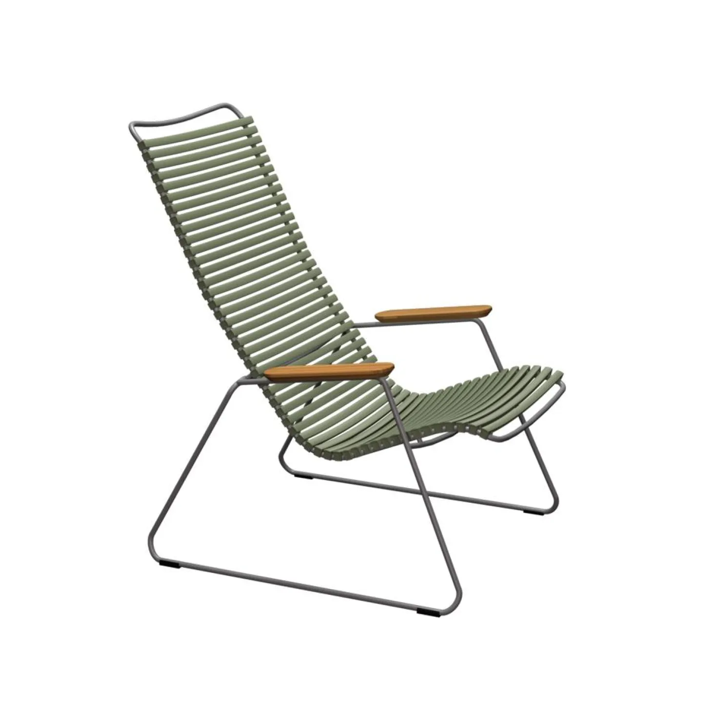 HOUE Outdoor Lounge Stuhl Click olivgrün