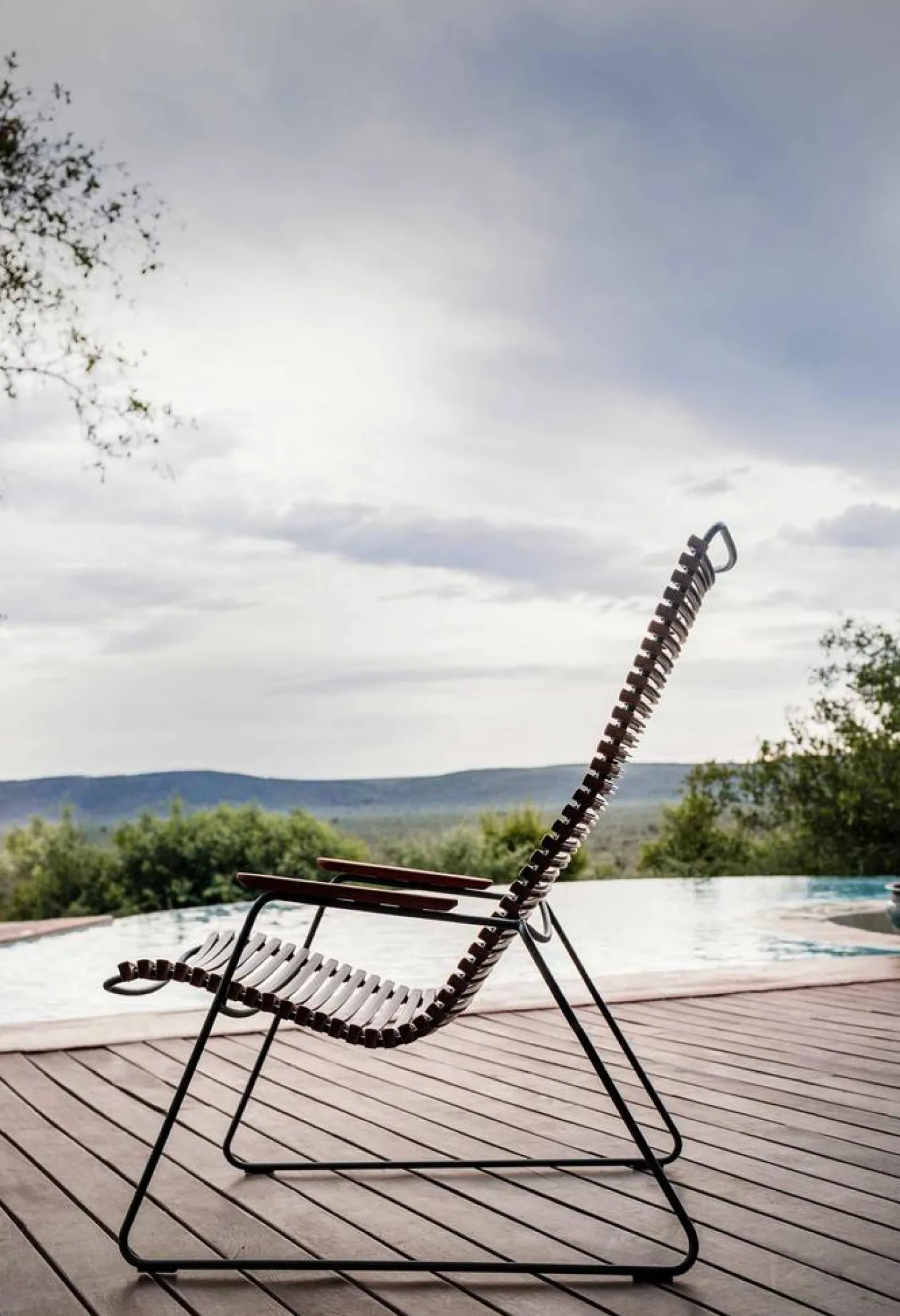 HOUE Outdoor Lounge Stuhl Click olivgrün