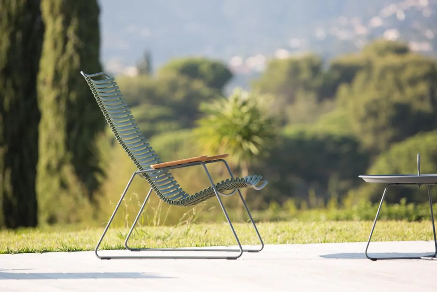 HOUE Outdoor Lounge Stuhl Click olivgrün