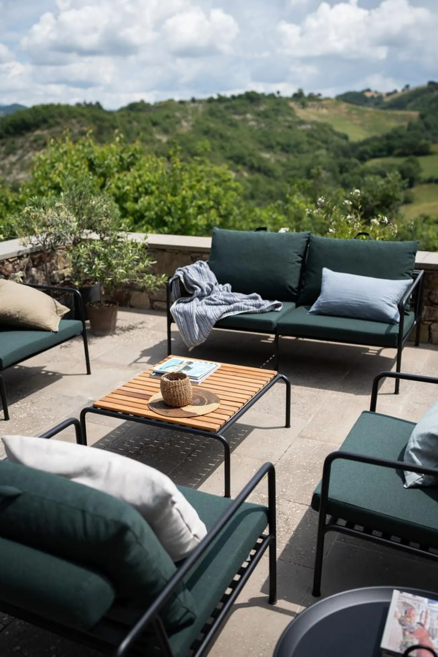 HOUE Outdoor Lounge-Tisch AVON weiß