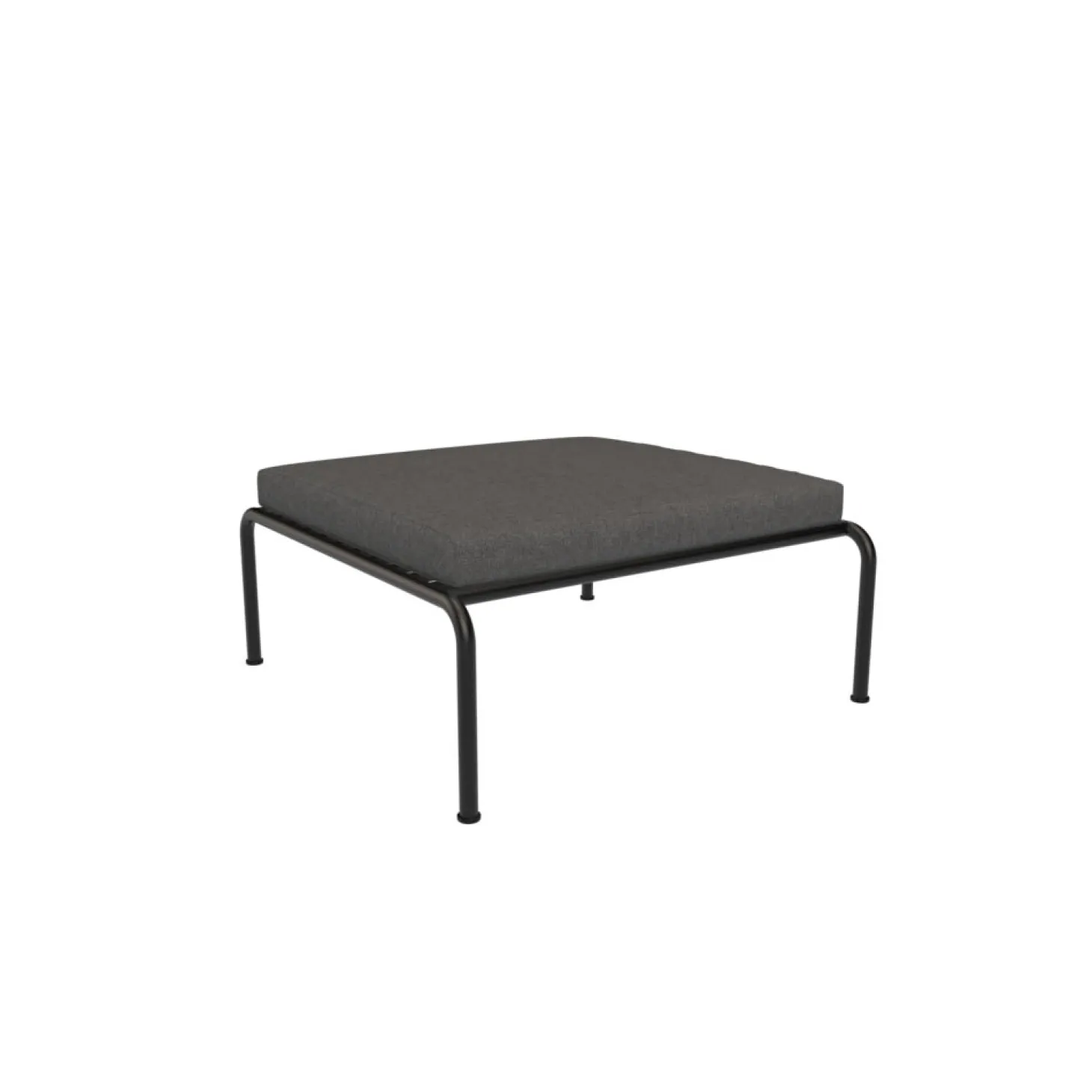 HOUE Outdoor Ottoman AVON schwarz Dunkelgrau