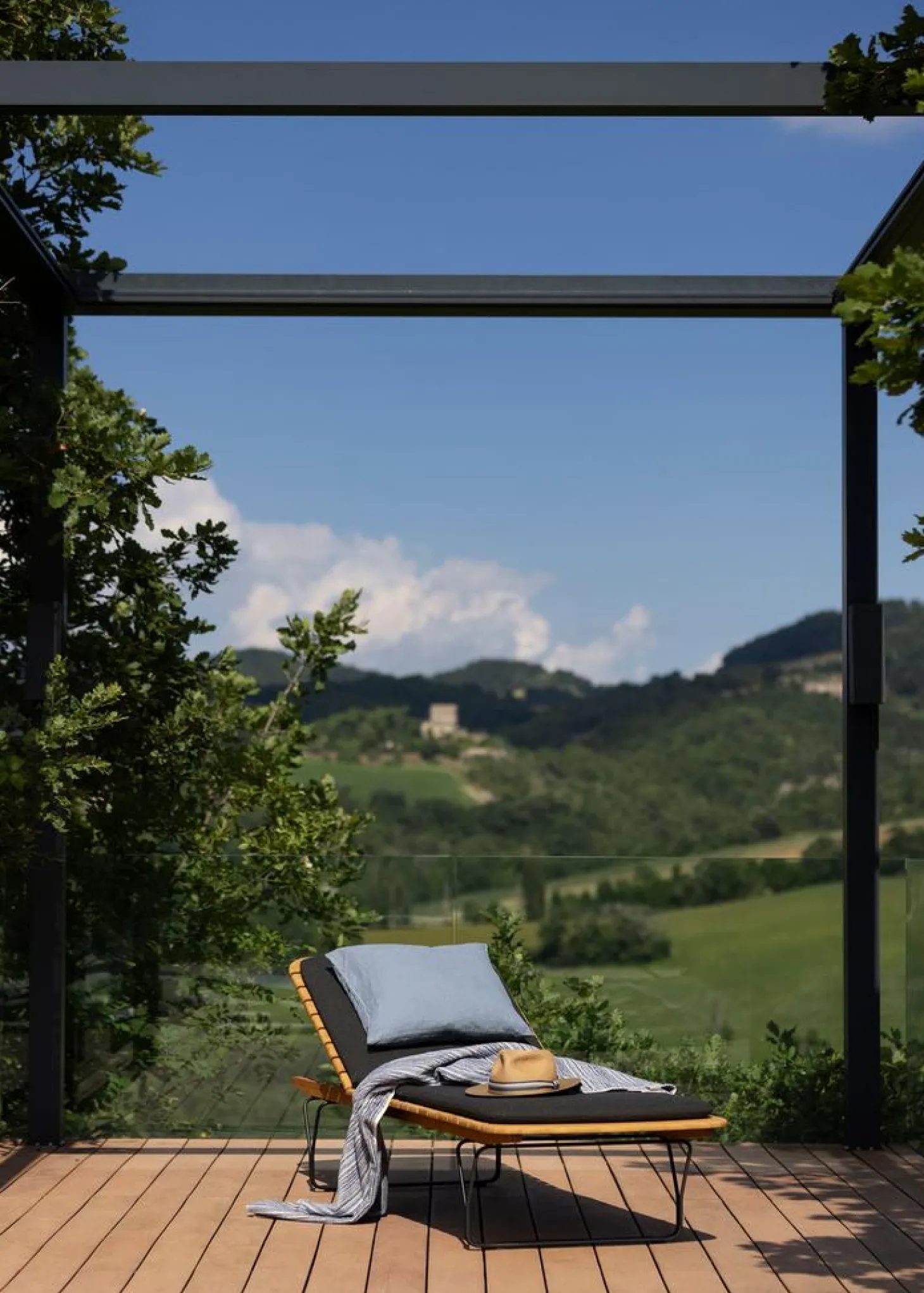 HOUE Polster zur Sonnenliege MOLO Kohle