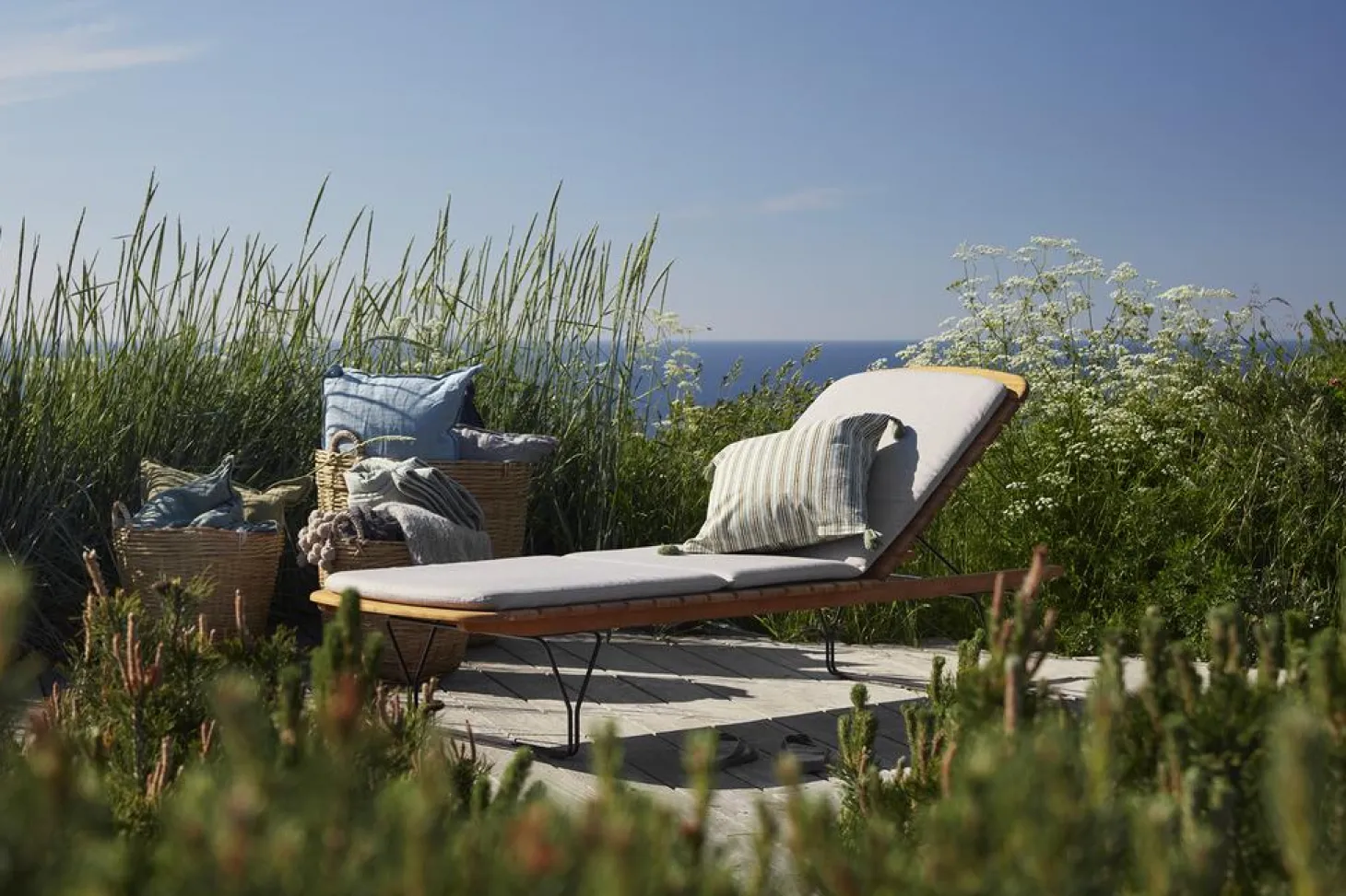 HOUE Polster zur Sonnenliege MOLO Kohle