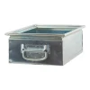 house doctor Aufbewahrungsbox galvanisiert 30x45x15 cm