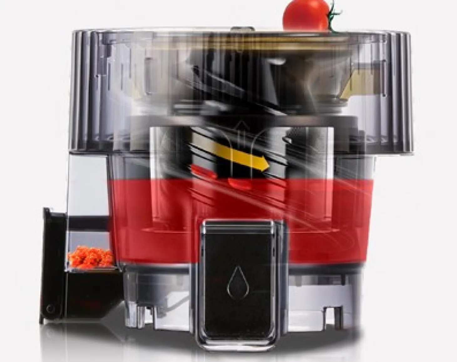 Hurom Entsafter - Slow Juicer H70-ST mit feinmaschigem Sieb Titangrau