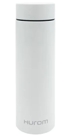 Hurom Weißer Thermobecher aus Edelstahl - leicht zu transportieren