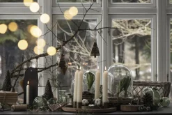 IB laursen Adventkerzenhalter f/4 rustikale Kerzen Ø:3,8 verschiebbare Halter rot