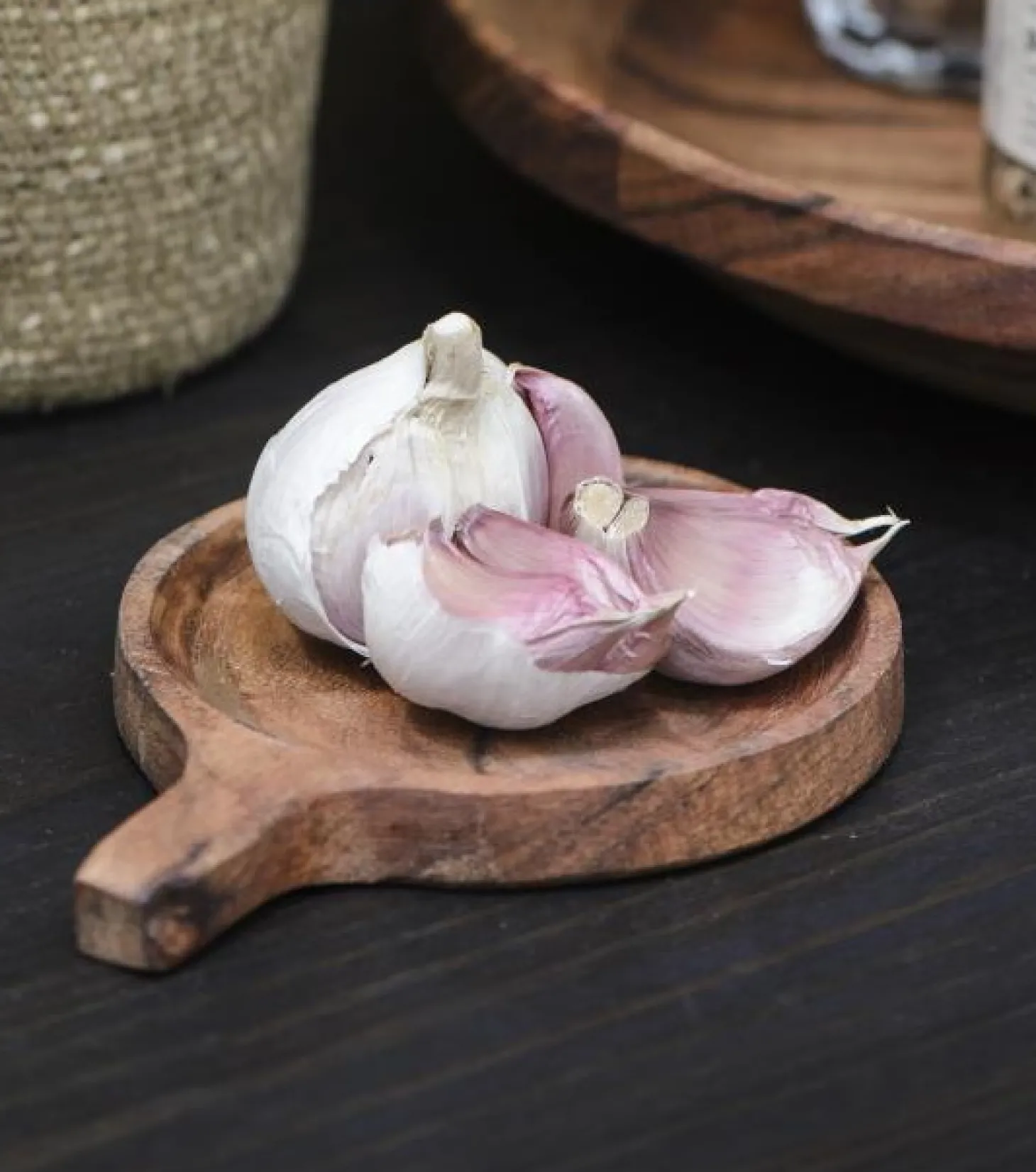 IB laursen Flache Schale aus geöltem Akazienholz