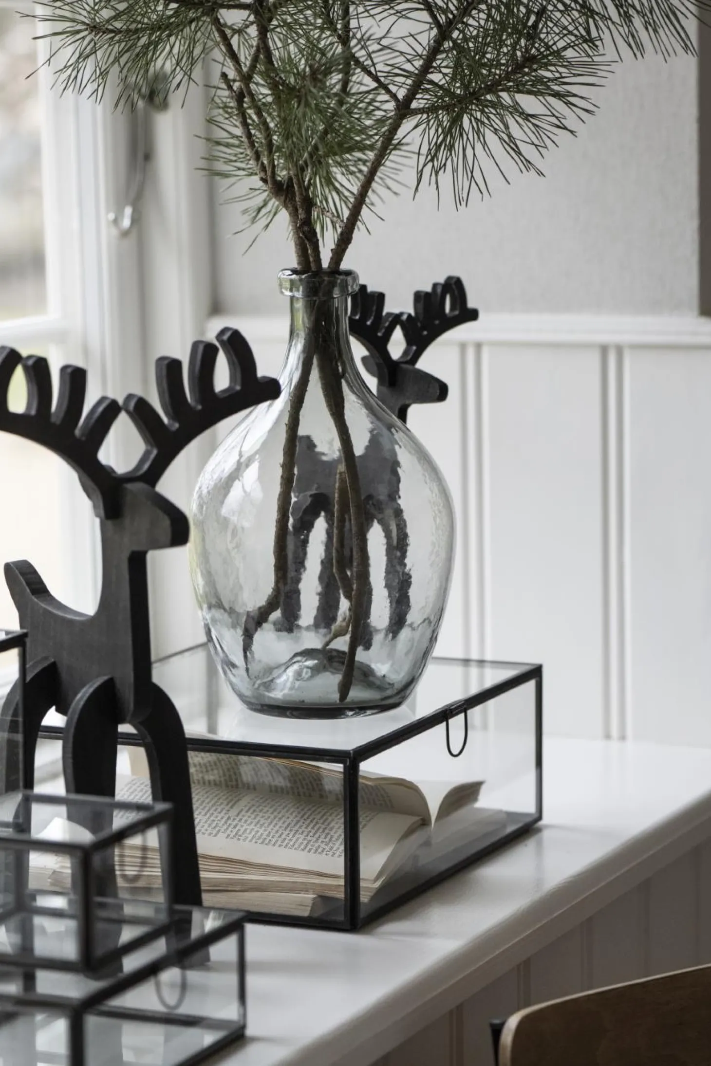 IB laursen Holzrentier Rudolph Breite 5,3 cm, Höhe 26 cm, Länge 14 cm