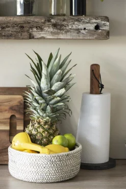 IB laursen Küchenrollenhalter aus Akazienholz und Stein