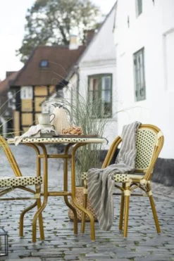 IB laursen Plaid creme/Natur Streifenmuster