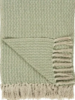 IB laursen Sommerdecke creme/mintgrün 130x160 cm