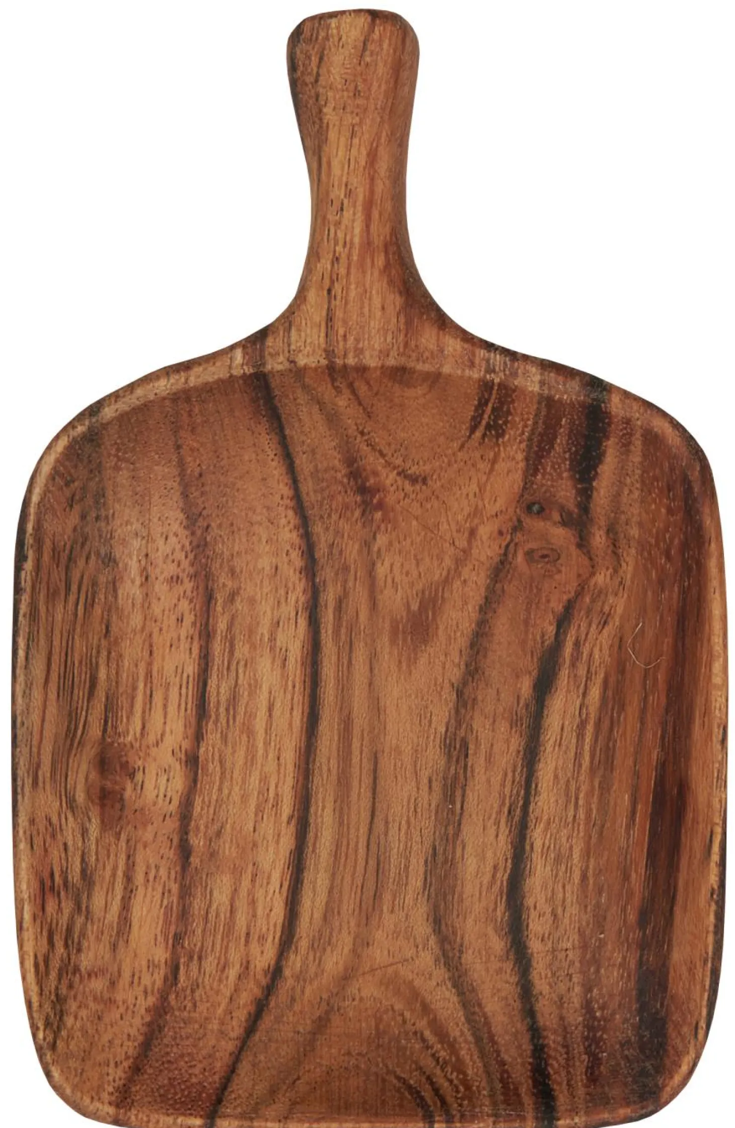 IB laursen Tappasschale eckig mit Griff - geöltes Akazienholz