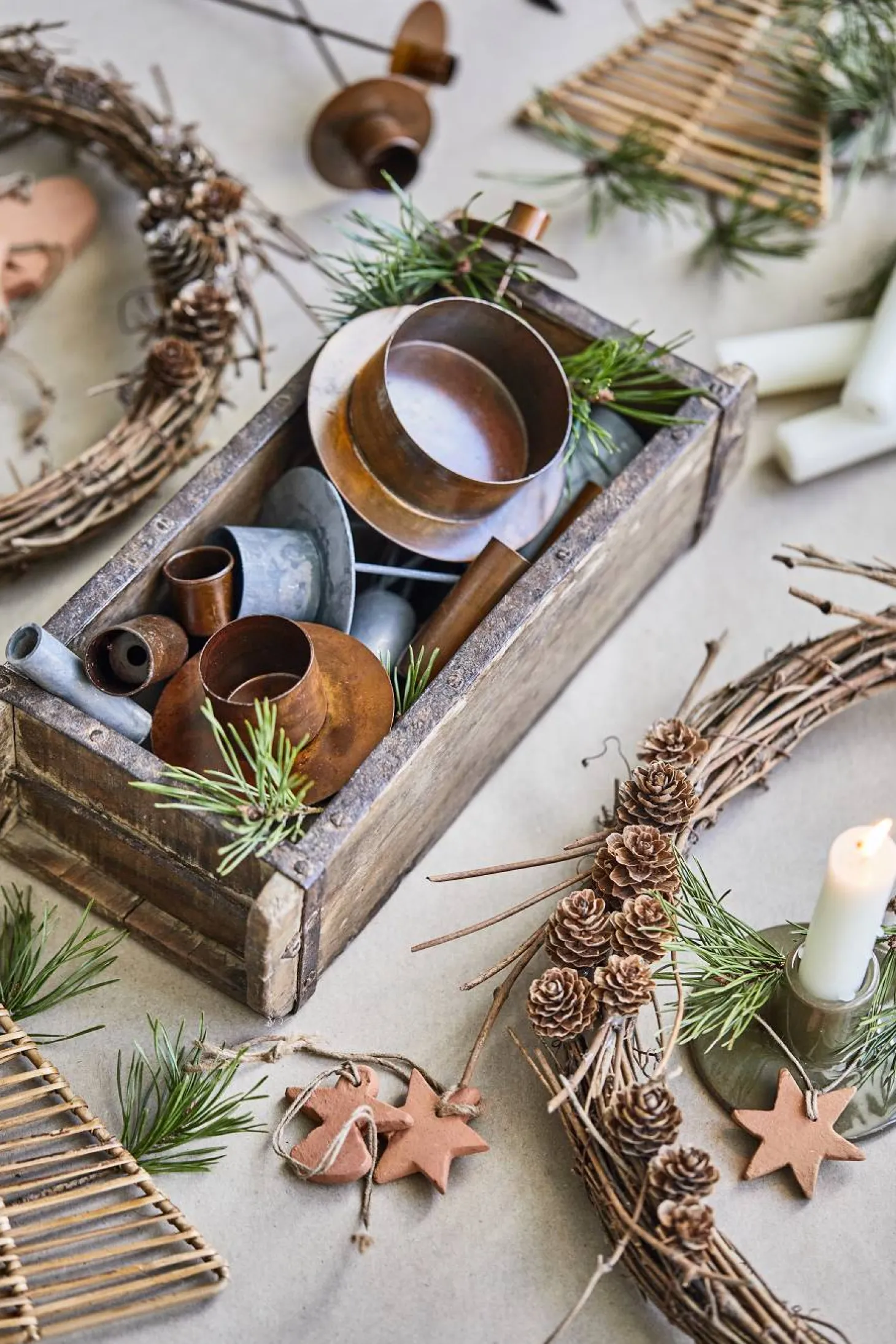 IB laursen Ziegelform helles Holz Unikat