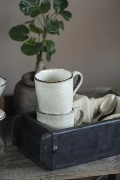 IB laursen Ziegelform schwarz - dunkles Holz Unikat