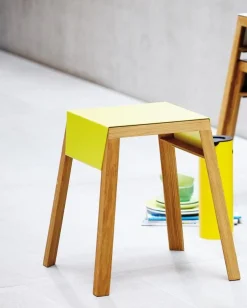 Jan Kurtz Aino Stapelhocker / Beistelltisch Gelb