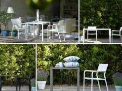 Jan Kurtz Aria Outdoor-Tisch 80 x 80 x 75 cm, salbei