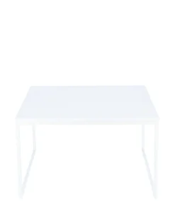 Jan Kurtz Beistelltisch Flat Quadratisch 60 cm Weiß/Esche Weiß