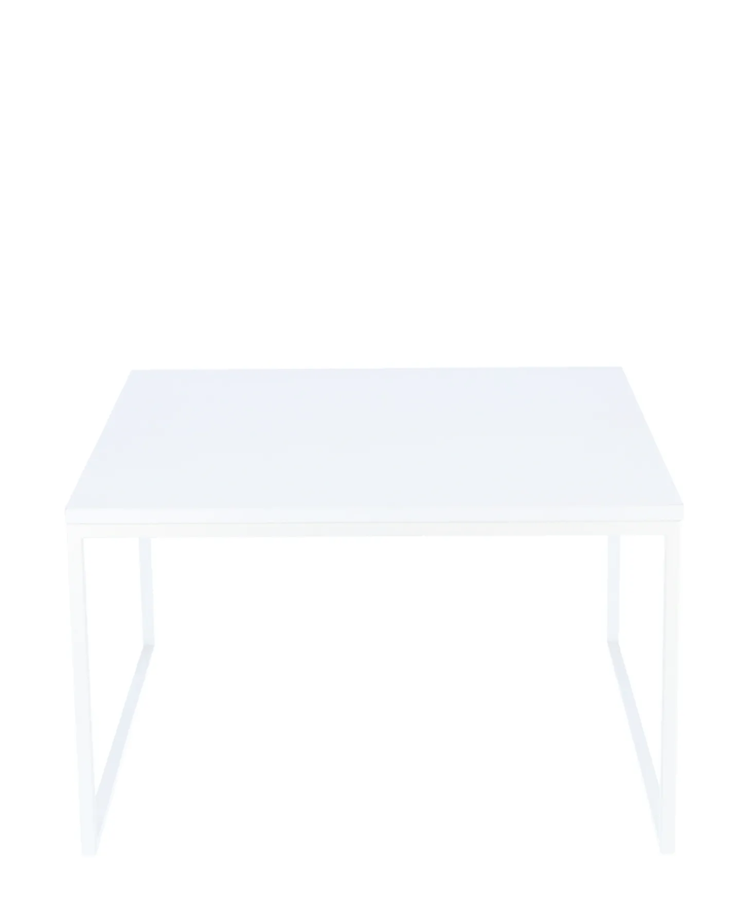 Jan Kurtz Beistelltisch Flat Quadratisch 60 cm Weiß/Esche Weiß