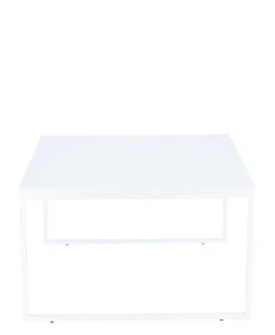 Jan Kurtz Beistelltisch Flat Quadratisch 60 cm Weiß/Esche Weiß