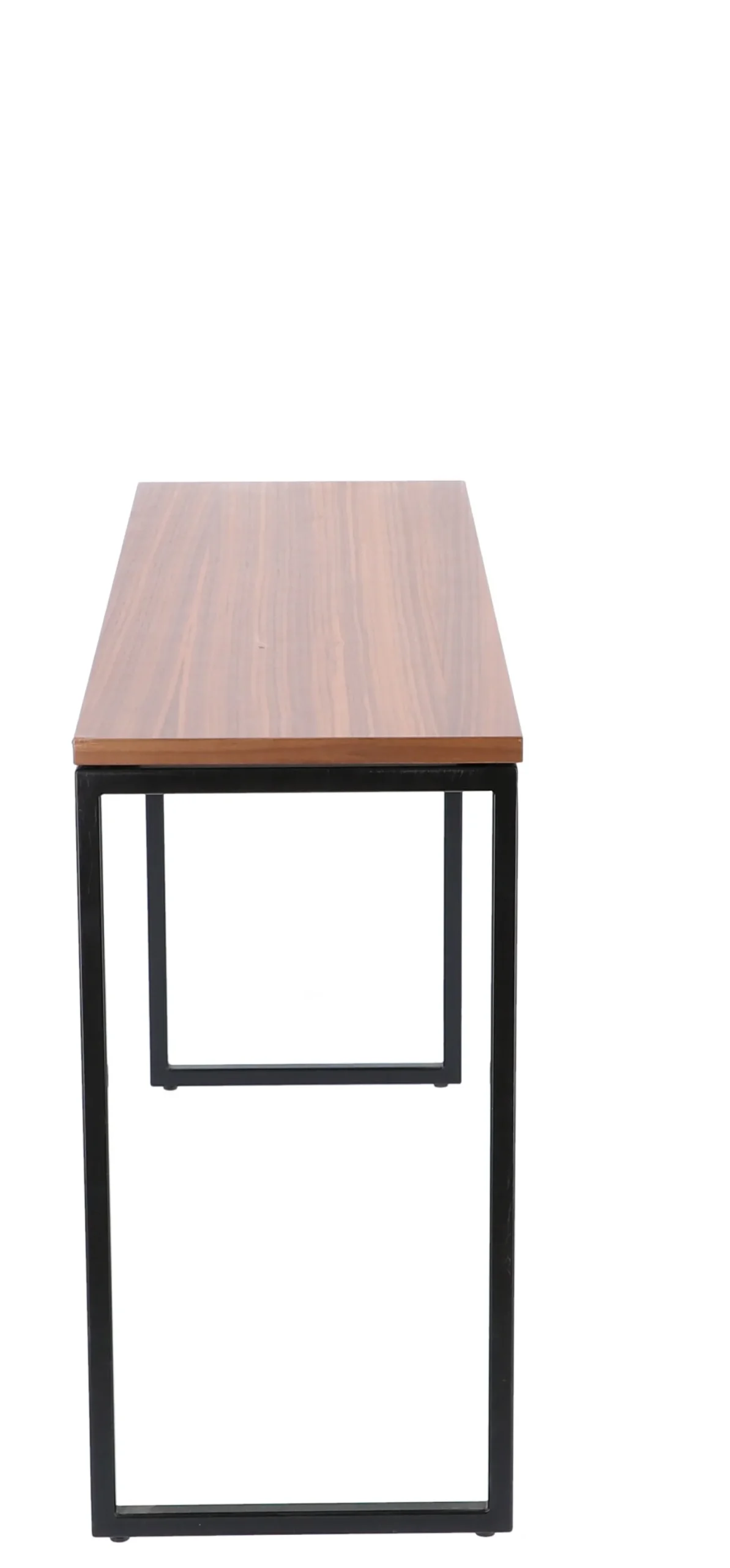 Jan Kurtz Beistelltisch Flat Rechteckig Hoch Schwarz/Nussbaum