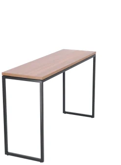 Jan Kurtz Beistelltisch Flat Rechteckig Hoch Schwarz/Nussbaum