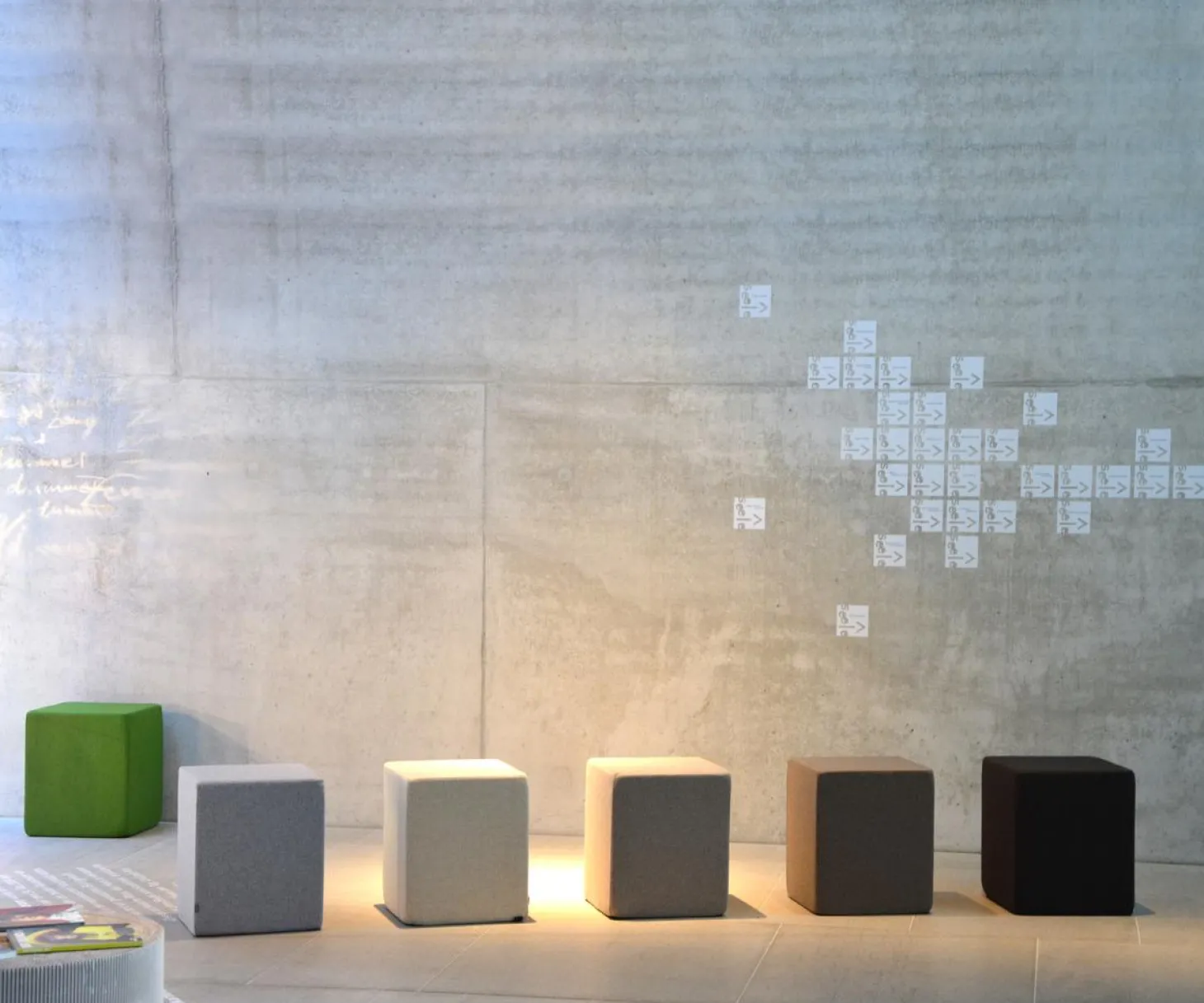 Jan Kurtz DINING - Sitzwürfel / Pouf LODEN natur