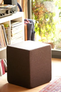 Jan Kurtz DINING - Sitzwürfel / Pouf LODEN natur