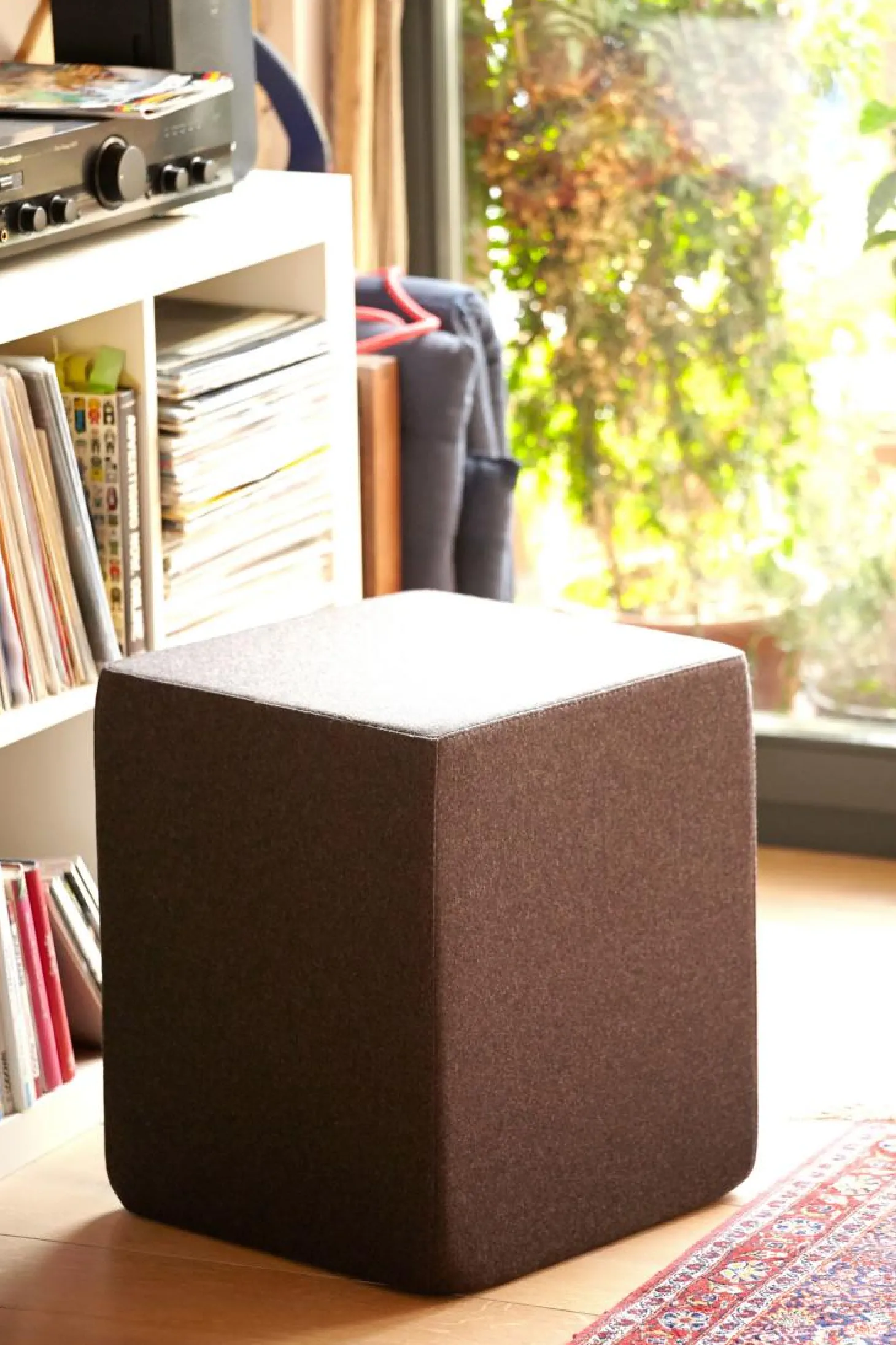 Jan Kurtz DINING - Sitzwürfel / Pouf LODEN natur