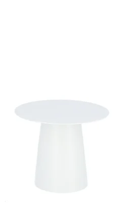 Jan Kurtz Feel Beistelltisch - Weiß; Ø 40 - H: 32cm