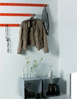 Jan Kurtz Garderobenleiste STRAIGHT lunasilber, 4 Haken