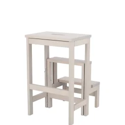 Jan Kurtz Hockerleiter SOHO, 3 Stufen hellgrau